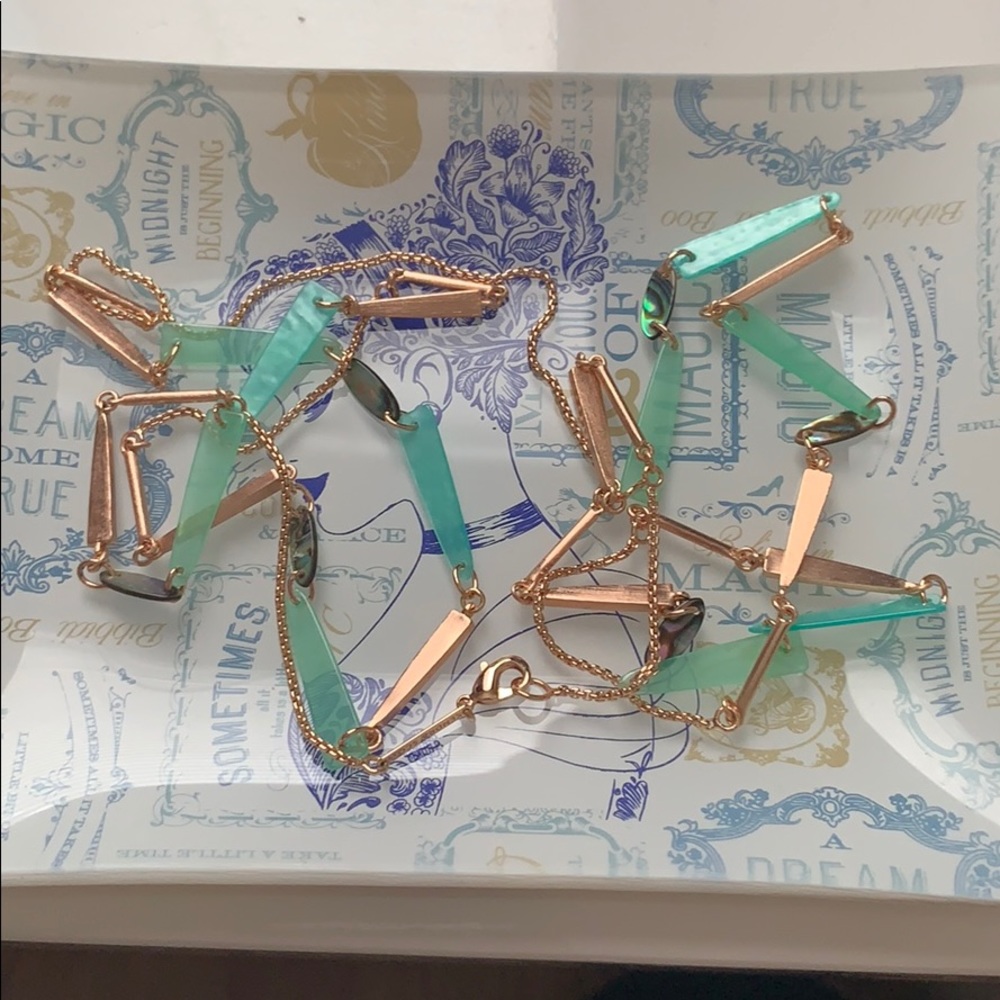 Kendra Scott Aylin Necklace in Abalone Shell